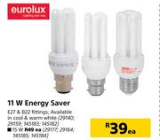 Eurolux 15W Energy Saver-Each