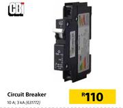 CBI Circuit Breaker 10A, 3kA