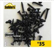 Builders Drywall Coarse Screw 3.5mm x 25mm-350's Pack
