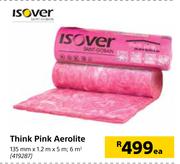 Isover Think Pink Aerolite 135mm x 1.2m x 5m-Each