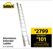 Builders Aluminium Extender Ladder