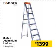 Badger 8-Step Aluminium Ladder