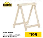 Builders Pine Tresle 800mm x 760mm