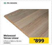 PG Bison Melawood Verzas Linear 2.75m x 1.83m x 16mm