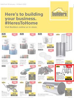 Builders Western Cape : Here's To Building Your Business (18 January - 14 March 2022), page 1