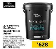 Fired Earth Painters Pro Water Based Plaster Primer-5Ltr