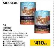 Silk Seal Timber Varnish (Colours)-1Ltr Each