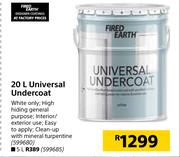 Fired Earth Universal Undercoat-20Ltr