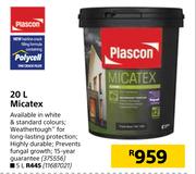 Plascon Micatex-20Ltr