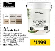 Fired Earth Ultimate Coat-20Ltr