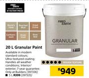 Fired Earth Granular Paint-5Ltr