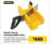 Stanley Plastic Saw & Clamping Mitre Box