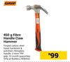 Grip 450g Fibre Handle Claw Hammer