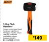 Grip 1.1Kg Club Hammer
