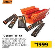 Grip 70 Piece Tool Kit