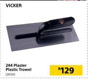 Vicker 244 Plaster Plastic Trowel
