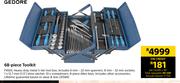 Gedore 68 Piece Toolkit F4503