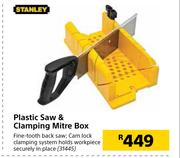 Stanley Plastic Saw & Clamping Mitre Box