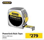 Stanley Powerlock Rule Tape 10m x 250mm
