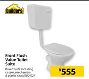 Builders Front Flush Value Toilet Suite