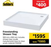 Builders Freestanding Shower Tray-900mm x 900mm