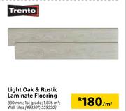 Trento Light Oak & Rustic Laminate Flooring 830mm-Per Sqm