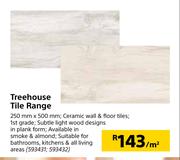 Tree House Tile Range-250mm x 500mm Per Sqm