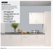 Home & Kitchen DIY Kitchen Unit 1 Drawer Cabinet Base Unit 450mm