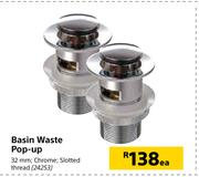 Basin Waste Pop Up
