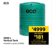 Eco 5000L Vertical Tank