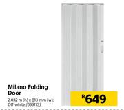 Milano Folding Door-2.032m (h) x 813mm (w)