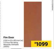 Fire Door-2032m (h)813mm (w)