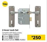 Yale 3 Lever Lock Set