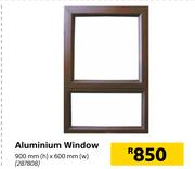 Aluminium Window-900mm (h) x 600mm (w)