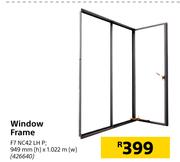 Window Frame F7 NC42 LH P-949mm (h) x 1.022m (w)
