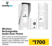 Securityvue Wireless Rechargeable Audio Door Phone