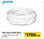 Aberdare Flat Twin Earth Wire-Per Roll