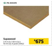 PG Bison Supawood-2.75m (l) x 1.83m (w) x 16mm (d)