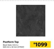 Postform Top-3.6m x 600mm x 32mm