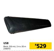 USB (Black) 250 mic