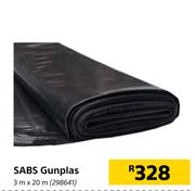 SABS Gunplas 3m x 20m