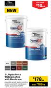 Fired Earth 5L Hydro Force Waterproofing With Membrane-Each