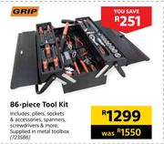 Grip 86 Piece Tool Kit