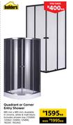Builders Quadrant Or Corner Entry Shower-Each