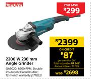 Makita 2200W 230mm Angle Grinder GA9020