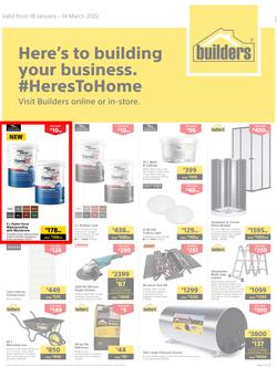 Builders Inland : Here's To Building Your Business (18 January - 14 March 2022), page 1