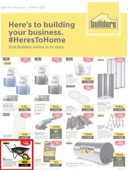 Builders Inland : Here's To Building Your Business (18 January - 14 March 2022), page 1