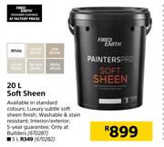 Fired Earth 20L Soft Sheen