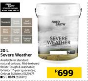 Fired Earth 20L Severe Weather