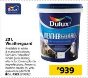 Dulux 20L Weatherguard